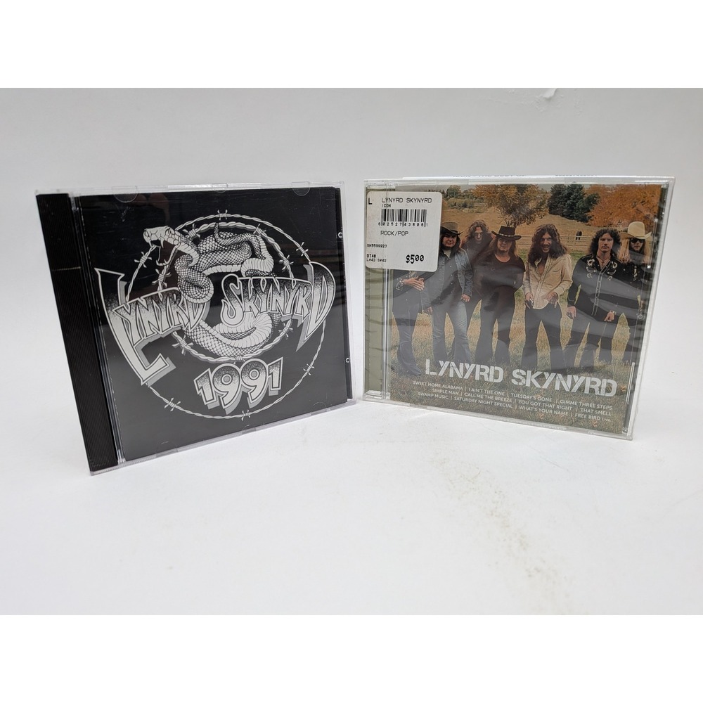 Lynyrd Skynyrd CD Lot 1991 Atlantic & Icon Greatest Hits Sealed Southern Rock
